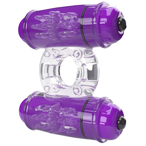 Double Wammy Vibrating Cock Ring by Screaming O