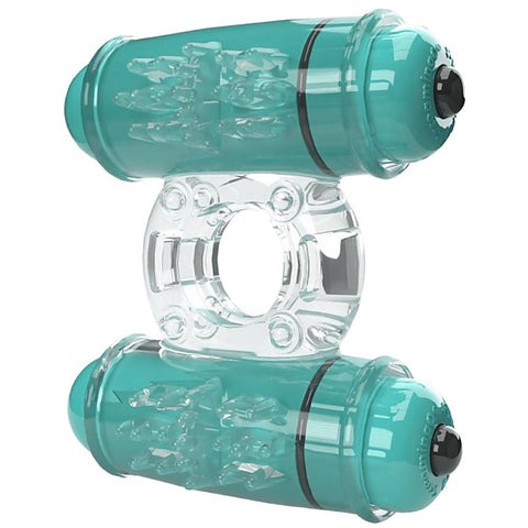 Double Wammy Vibrating Cock Ring by Screaming O