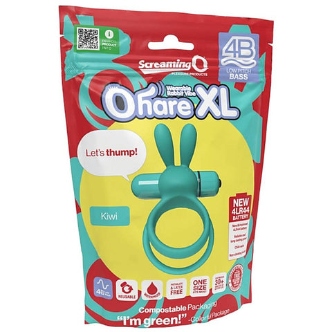 Ohare XL 4B Low Pitch Bass Rabbit Ear Vibrating Cock Ring