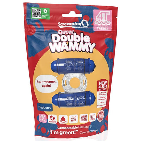 Double Wammy 4T High Pitch Treble Cock Ring by Screaming O
