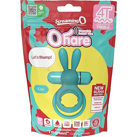 Ohare 4T High Pitch Treble Men's Vibrating Penis Ring