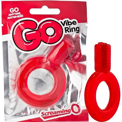 Go Vibe Vibrating Erection Enhancer Cock Ring by Screaming O