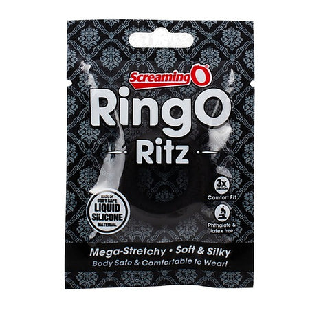 RingO Ritz Stretchy Silicone Cock Ring by Screaming O
