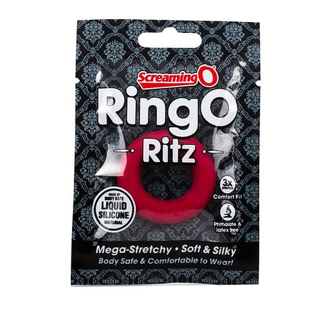 RingO Ritz Stretchy Silicone Cock Ring by Screaming O