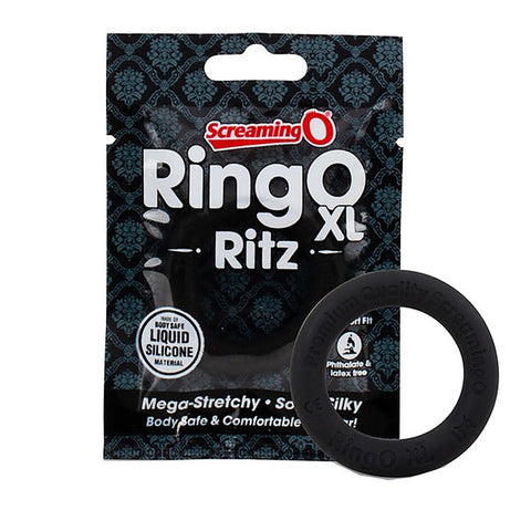 RingO Ritz XL Stretchy Men's Cock Ring by Screaming O