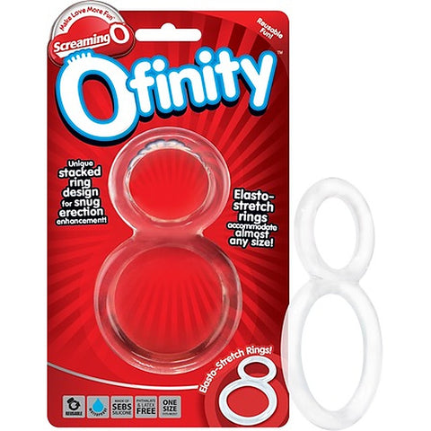 Ofinity Elasto Stretchy Silicone Cock Ring by Screaming O