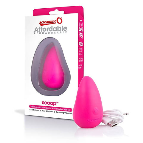 Scoop Rechargeable Adult Vibrator by Screaming O