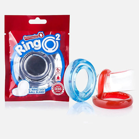 Ring O 2 Double Pleasure Stretchy Cock Ring by Screaming O
