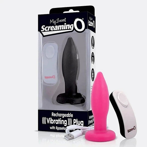 Charged Rechargeable Remote Control Vibrating Butt Plug