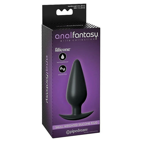 Anal Fantasy Elite Small Weighted Silicone Anal Plug