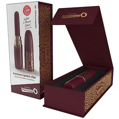 10 Function Lipstick Vibrator by Screaming O