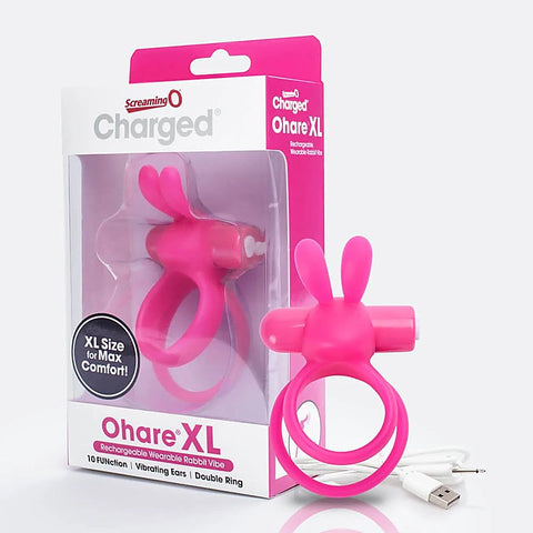 Charged Ohare XL Rabbit Shape 10 Functions Vibrating Cock