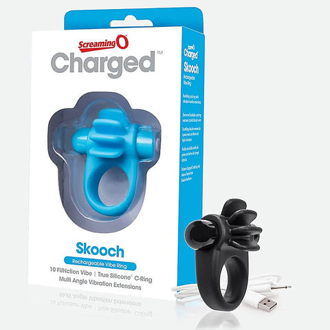 Charged Skooch 10 Functions Vibrating Cock Ring
