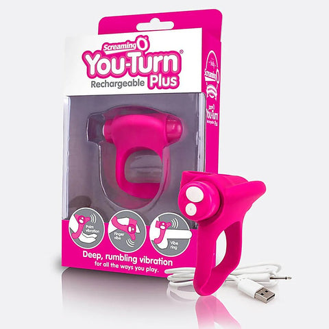 Charged You Turn Plus Rechargeable Vibrating Cock Ring
