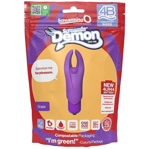 Demon 4B Low Pitch Bass Clitoral Vibrator by Screaming O