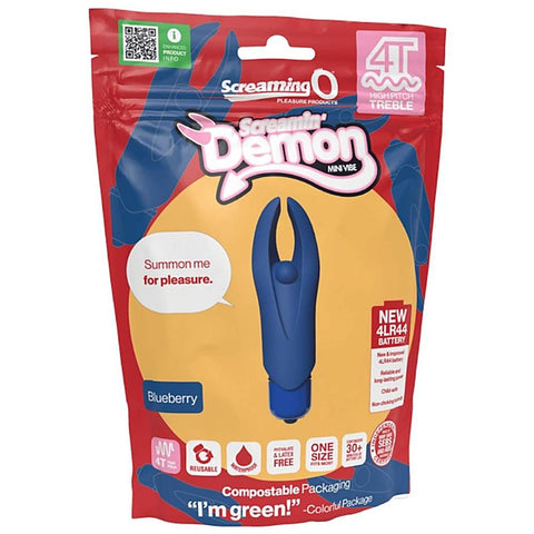 Demon 4T High Pitch Treble Clitoral Massager by Screaming O