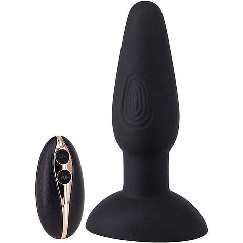 Purrfect Butt Plug With Internal Bullet Vibrator