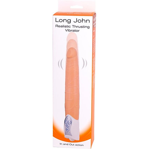 Long John Realistic Thrusting Vibrator by Seven Creations