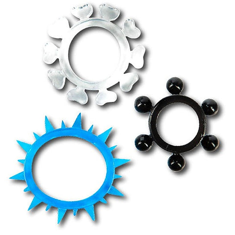 Stretchy Cock Ring Jumbo 3 Pack by Smitten