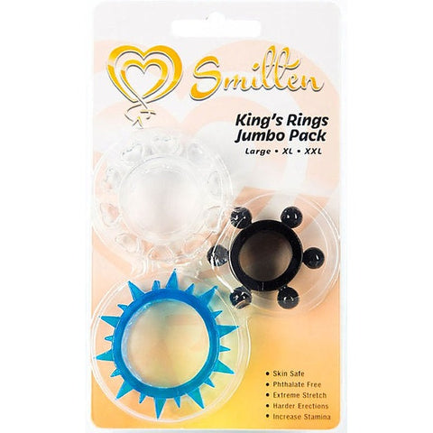 Stretchy Cock Ring Jumbo 3 Pack by Smitten