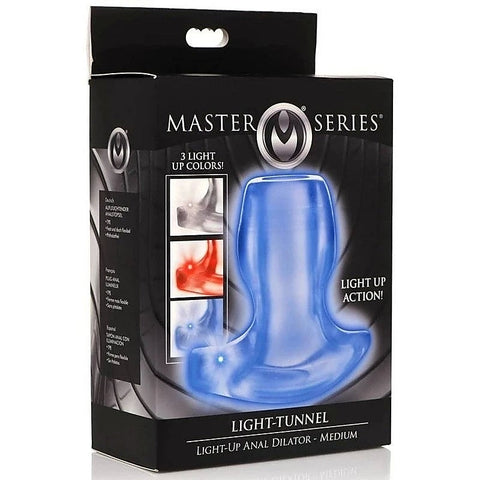 Master Series Light Tunnel Light Up Anal Dilator