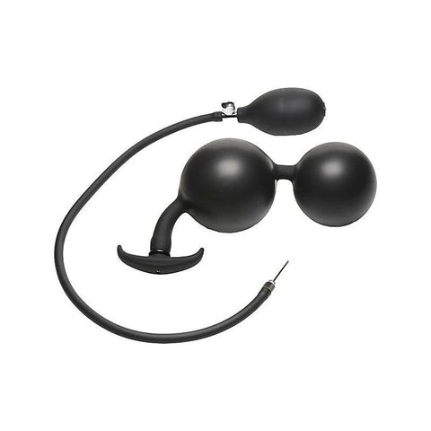 Ass Rattler Weighted Inflatable Silicone Anal Plug
