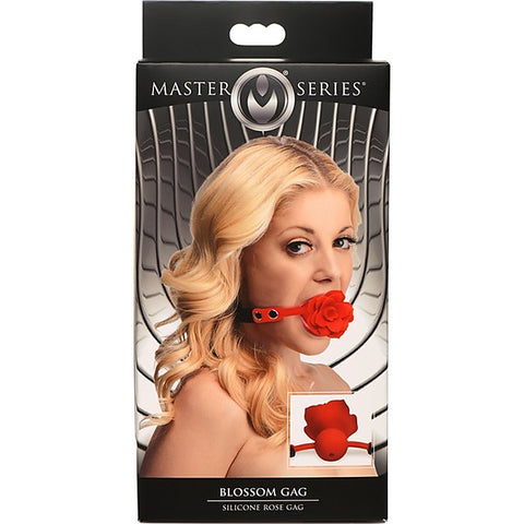 Master Series Blossom Gag Silicone Rose by XR Brands