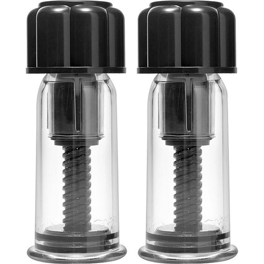 Black Maxxx Powerful Twist Nipple Suckers by XR Brands