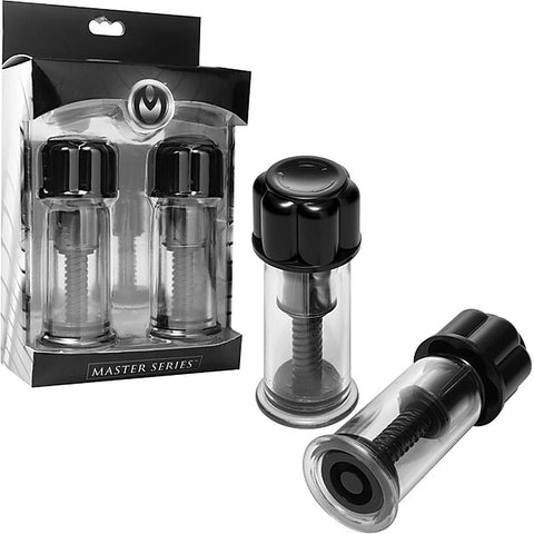 Black Maxxx Powerful Twist Nipple Suckers by XR Brands