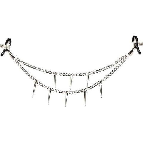 Master Series Daggers Double Chain Nipple Clamps