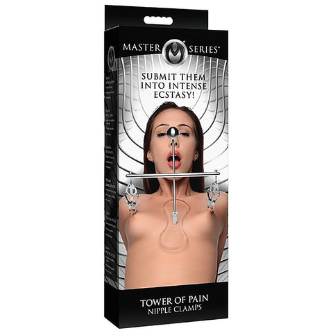 Master Series Tower of Pain Nipple Clamps by XR Brands