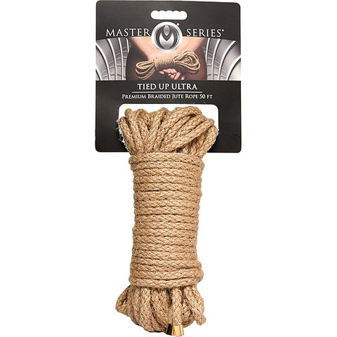 Master Series Tied Up Ultra Braided Jute Bondage