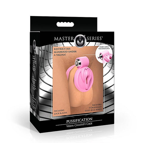 Pussification Vulva Chastity Cage by XR Brands