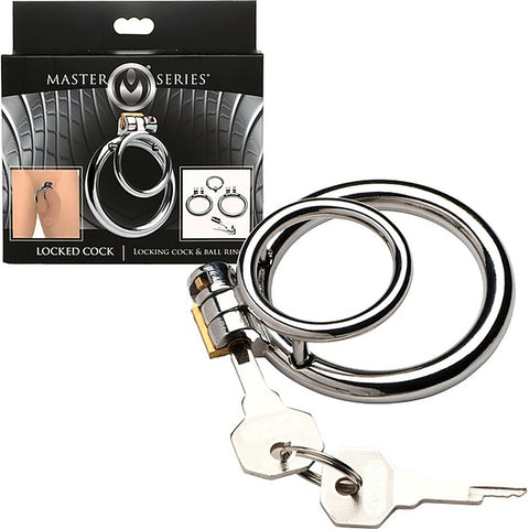 Locked Cock Locking Cock & Ball Ring by XR Brands