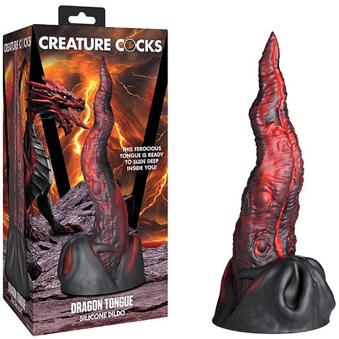 Dragon Tongue Realistic Fantasy Silicone Dildo by XR Brands