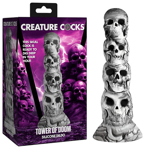 Tower of Doom Silicone Dildo by XR Brands