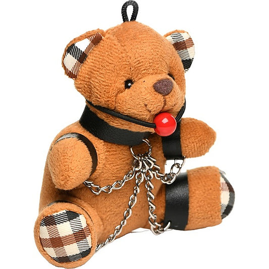 Master Series Gagged Teddy Bear Keychain by XR Brands