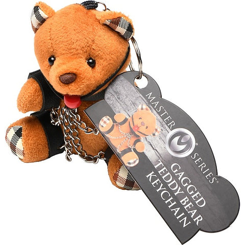 Master Series Gagged Teddy Bear Keychain by XR Brands