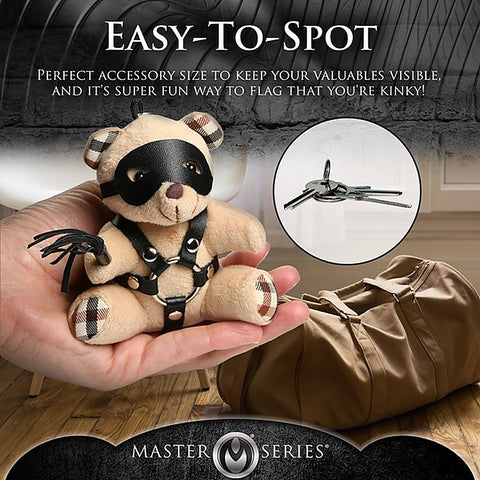 Master Series BDSM Teddy Bear Key Chain by XR Brands