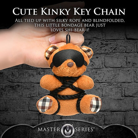 Master Series Rope Teddy Bear Key Chain by XR Brands