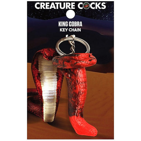 King Cobra Mini Fantasy Dildo Key Chain by Creature Cocks