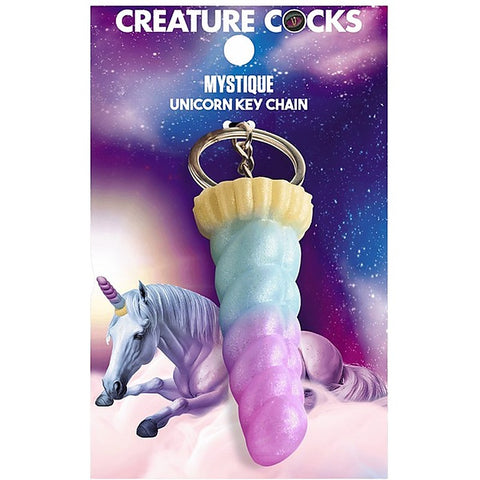 Creature Cocks Mystique Unicorn Fun & Cute Novelty Key Chain