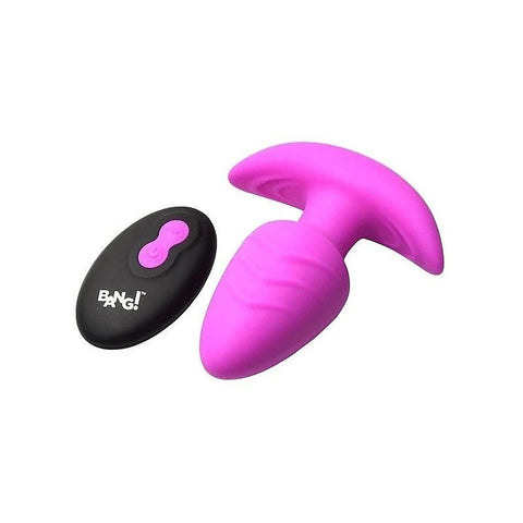 Rotating and Vibrating Silicone Butt Plug by XR Brands