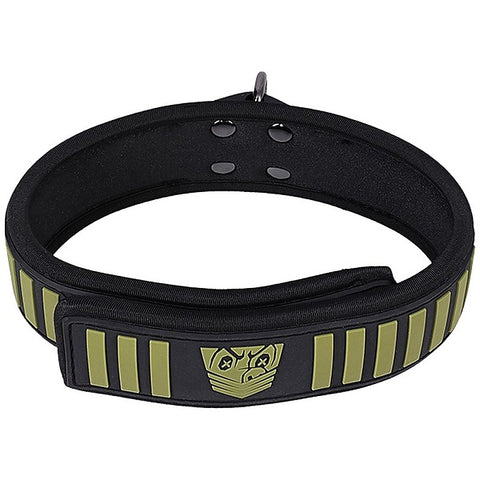 Fort Troff Tactical Bondage Collar & Leash by Doc Johnson