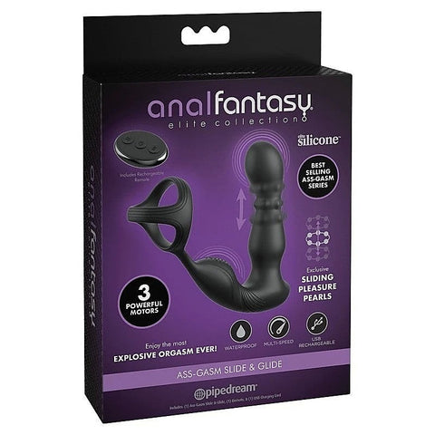 Anal Fantasy Elite Ass Gasm Slide & Glide Prostate Vibrator