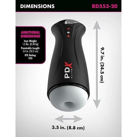 PDX Elite Fap Gasm Male Masturbator by Pipedream Products