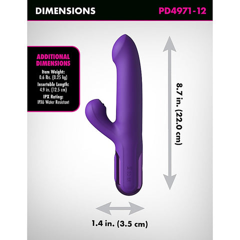 Fantasy For Her Super SoniX Thruster Rabbit Vibrator