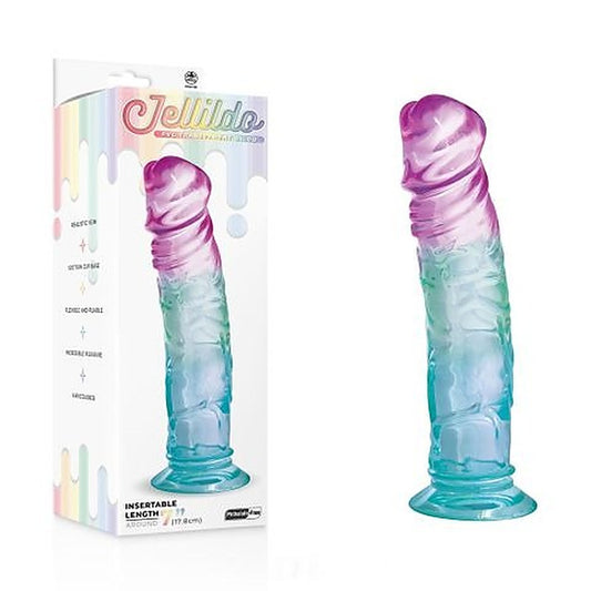 Excellent Power Jellido Clear Coloured 18 cm Realistic Dildo