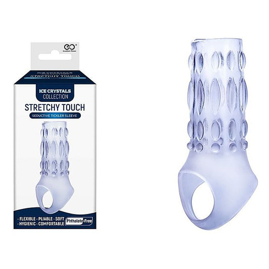Excellent Power Ice Crystals Stretchy Touch Tickler Penis