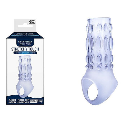 Excellent Power Ice Crystals Stretchy Touch Tickler Penis